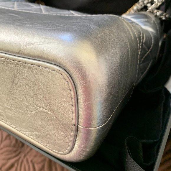 Chanel Medium Gabrielle Hobo Bag in Silver - Picture 7 of 11